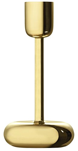 Iittala Nappula Brass Candle Holder 183mm