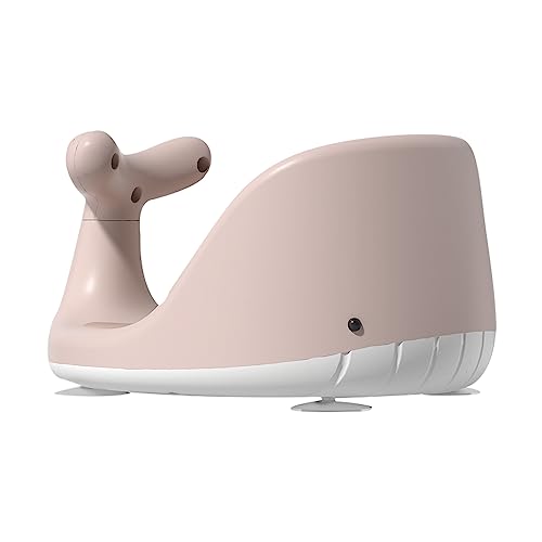 Image of Baby Bath Seat, Toddler Bathtub Seat with 4 Powerful Non-Slip Suction Cups & Silicone Cushion (Pink)