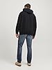 JACK&JONES PLUS Men's Jjecorp Logo Sweat Hood Play Noos Pls Sweatshirt, Black/Print:Play 5, XXXXXL #2