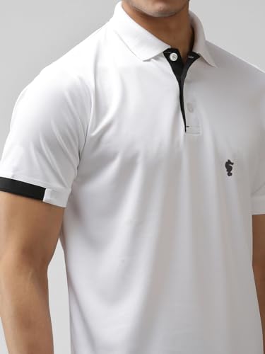 Image of EPPE Polo Collar T-Shirt for Men | Polyester Half Sleeve Stylish Casual Wear | Regular & Dry Fit | Summer Tee.