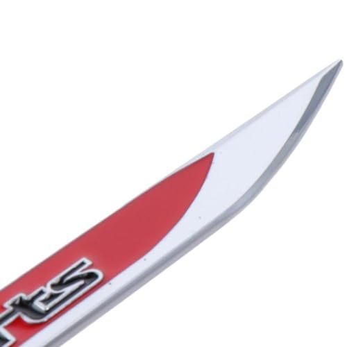Image of BYOBYO 2Pcs 3D Metal Sports Logo Emblem Badge,Sports Logo Emblem Blade Side Fender Metal Sticker for Car, Truck, Motorcycle
