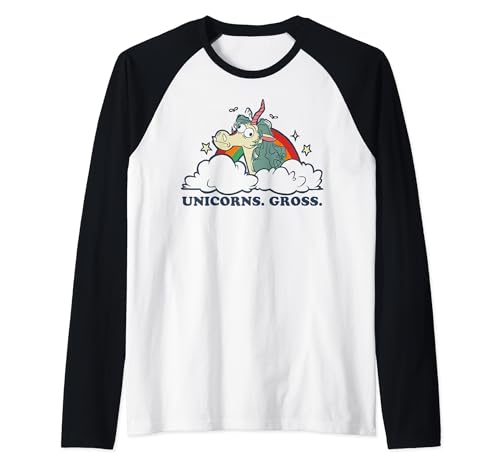 T-shirt baseball raglan Onward Disney Pixar avec imprimé licornes pour haut sportswear