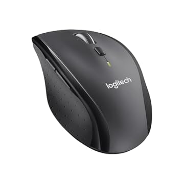 Logitech M705 Marathon Mouse Wireless, Ricevitore USB Unifying 2,4 GHz, 1000 DPI, 5 Pulsanti Programmabili, Durata Batteria di 3 Anni, Compatibile con PC, Mac, Laptop, Chromebook - Grigio