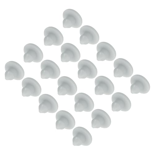 Image of MECCANIXITY 30pcs Silicone Snap in Locking Hole Plugs,2.5mm /0.1 Inch Mounting Diameter Narrow Groove Width 1.5mm Panel Seal Cover Round for Kitchen Bulkheads Waterproof Sealing Plugs Grey