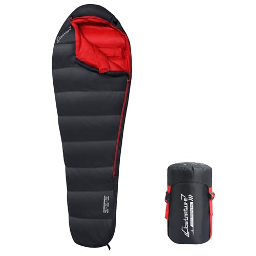 Clostnature 20D 550 Fill Power Mummy Down Sleeping Bag for Adults