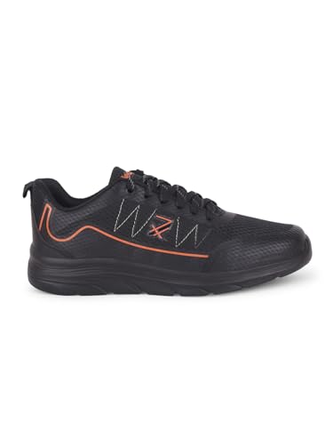 Image of Liberty LEAP7X ZIGGY-1E Sports Shoes for Men with Mesh Upper | EVA Sole Lacing Running Shoes | Memory Foam Insole | Walking, Gym, Outdoor Wear | Quick-Wear Elastic Laces | Comfortable Footbed