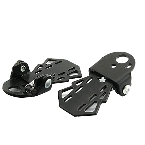 Fahrrad Hintere Pedale Fußstifte rutschfeste Stahl Fahrrad Falten Fußstützen Radteile 1pair