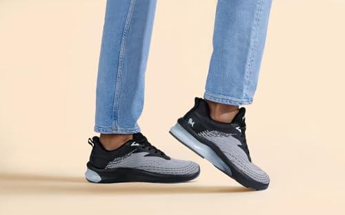 Image of Neeman's The Comfornauts Sneakers for Men | Comfortable and Flexible | Casual Shoes for Men | Durable, Stylish and Lightweight | Walking Running Shoes | EVA Sole Lace Up Sneakers