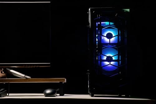 Image of Redragon - Gaming System - Blaze Series - Intel Core i7 13700K 3.4 GHz, NVIDIA RTX 4070, 500GB PCIe 4.0 (NVMe), 32GB DDR5 RAM, 850W Gold PSU, 240mm AIO, Windows 11 Pro 64-bit, with Keyboard and Mouse