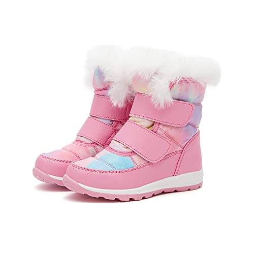 Weestep Girls and Boys Hook and Loop Snow Warm Boots