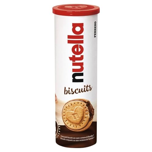 Nutella Tubo de galletas rellenas de chocolate con avellanas de 166 g x 20 tubos