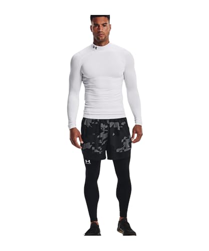 Under Armour Baselayer ColdGear Comp Mock Underwear Longseeve Weiss, 4XL-T Herren – Ansicht 2