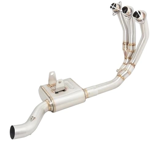 de Escape para motocicleta sistema de Escape Para Triumph para Trident 660 sistemas completos Escape de motocicleta tubo de enlace medio delantero modificado 51mm con silenciador de presión trasera