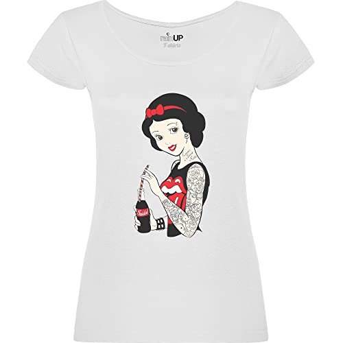T-shirt Princesse Punk Rock Tatouages, Blanche-Neige, L Cover