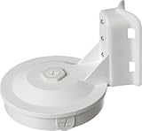 Arlington Industries 8161PM Weatherproof Pole Mounting Box with base plate, White, 1-Pack