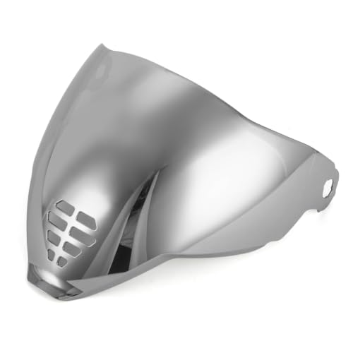 Image of PSLER Shatterproof Helmet Visor for Icon Airflite IC-06,Silver | Impact-Resistant ,UV400 Protection, Motorcycle Tinted Face Shield for Airflite IC-06 ,Visor Replacement