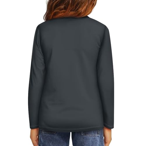 Image of Uourmeti Long Sleeve Tops for Boys Graphic T Shirts Teen Girls Active Pullover Tees