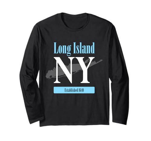 Long Island New York Vintage NY Classic LI New York Design Long Sleeve T-Shirt