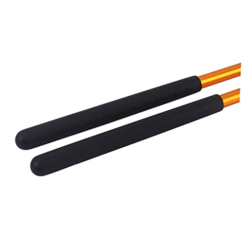Baquetas de aleación de aluminio W121 antioxidadas para ejercicios de batería, compatibles con pads de batería, accesorios de percusión ligeros para bateristas miniatura 5