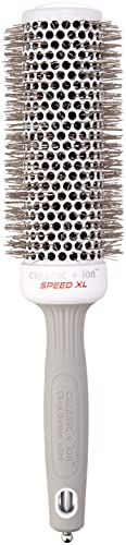 Olivia Garden Ceramic + Ion Speed XL 45mm - Brosse avec Barrilet Extra-Long pour Coiffer des Sections de Cheveux plus Large, Coiffage et Séchage plus rapide