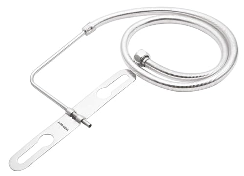 Image of JAGGER JAG207 304 Stainless Steel Jet Spray | Hands-Free Jet Spary for Toilet Seat | Silver (American, 1.5 Meter)