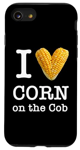 Ƃ낱D̂ȂցFI LOVE CORN ON THE COBifUCj X}zP[X iPhone SE (2020) / 7 / 8 p