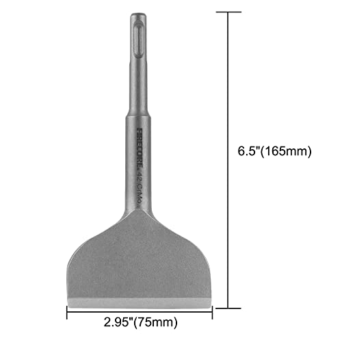 SDS Chisel Bits, Firecore SDS Plus Chisel 165mm x 75mm, 42CrMo Special Steel - Image 4