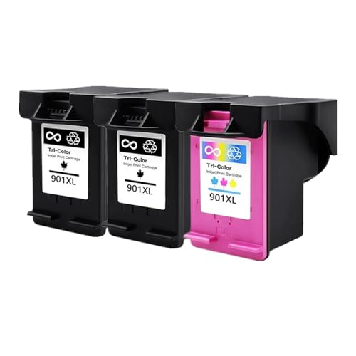 Cartouche d'encre 901XL noir et couleur pour HP Officejet 4500