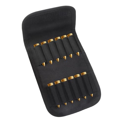 Paquete De 12 Cartuchos Redondos For Rifle Táctico, Bolsa De Conchas For Escopeta, Soporte For Bala De Escopeta Molle For Exteriores, Accesorio De Caza
