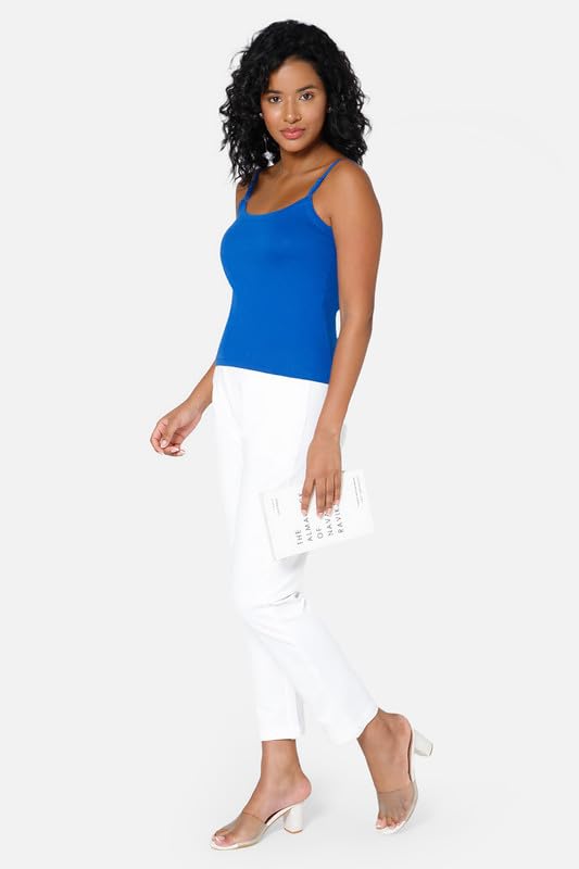Image of Intimacy Cotton Camisole for Women with Adjustable Straps - Soft & Breathable Everyday Wear Slip for Women
