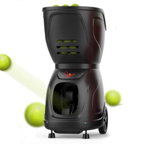 DPLXQPP Tennis Trainer,Smart Tennis Machine for Skill Development,Automatic Tennis Ball Throwing,Multi-Speed Oscillation,Tennis Training for Tennis Enthusiasts,220V