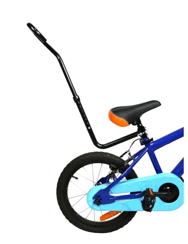 AOK Unisex Jugend Handschuhe Schiebestange Kinderradfahrlernhilfe, Schwarz, L