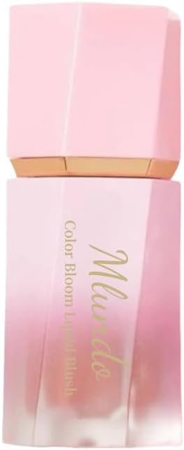 Make Up Liquid Blusher - Color Liquid Blush Matte Finish -Long Time Wearing With Waterproof Formula Gel-Cream Blush On with Sponge Tip Applicator (01, 1)