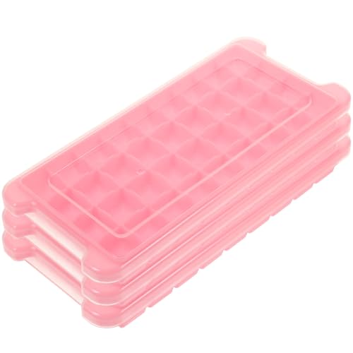 Bandeja para cubitos de hielo de silicona rosa 36 cavidades miniatura 1