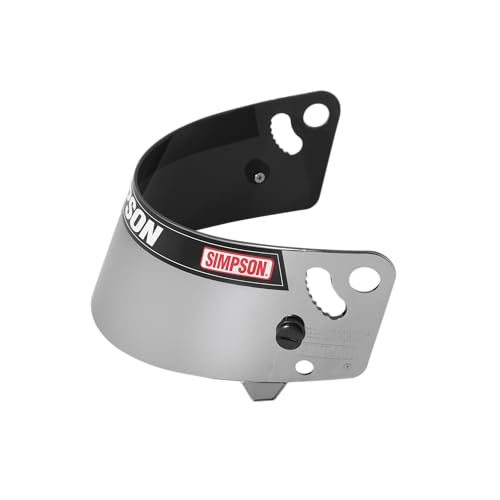 SIMPSON Racing 1014 7 Helmet Shield Mirror Finish Shark/Vudo