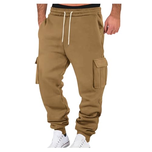 ジョガーパンツ メンズ 大きいサイズ ジャージ 下 裏起毛 防寒 暖パン スラックス 柔らかい ストレッチ 快適 スウェットパンツ ゆったり カジュアル 冬服 ウェストゴム ポケット付き ストリート ズボン 無地 ロング丈 冬 普段着 仕事着 スポーツ 筋