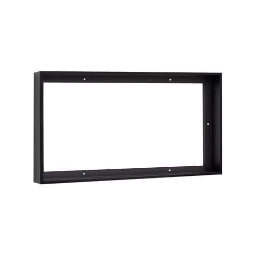 Pixy Canvas Custom sized Floater Frame for 1-1/4 (1.25) inch Deep Canvas Paintings/Canvas Prints/Wood Canvas Panels/Wall Art/Wall Decor/Home Decor/Artwork (Black, Custom Size, Landscape)