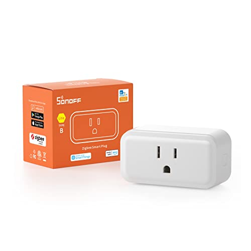 SONOFF Zigbee Smart Plug with ETL Certified S40 Lite 15A Outlet Zigbee Repeater Works with SmartThings and Amazon Echo Plus Hub Needed for Amazon Alexa