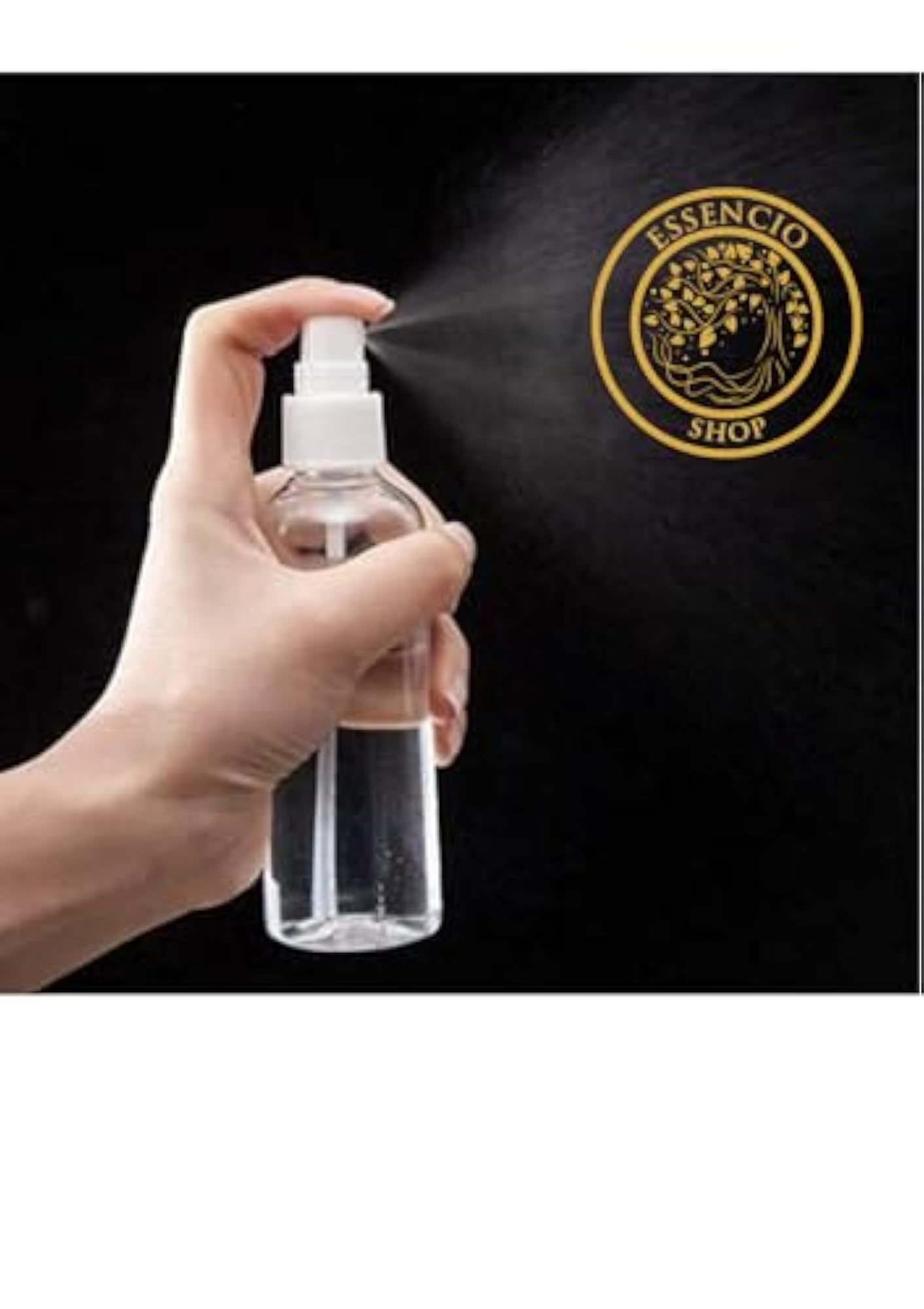 100ML Refillable Fine Mist Sprayer Atomizer, 4 Bottles Set