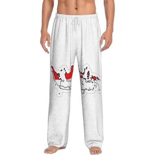 Pantalon de pyjama flanelle homme indonésien idéal pour cocooning hivernal
