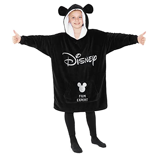 Disney Hoodies for Girls Boys, Kids Oversized Hoodie Blanket, Minnie Mickey Stitch Gifts