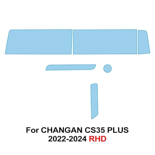 Protector de TPU contra huellas para la pantalla de CHANGAN CS35 Plus 2022-2024 2