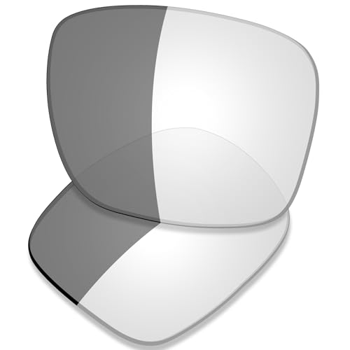 Image of Saucer Premium Replacement Lenses for Oakley Holbrook RX OX8156 54mm Eyeglasses High Defense - Photochromic Activated
