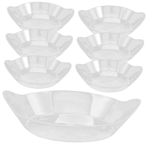 HOLIDYOYO 50pcs Plastic Dessert Containers Cup Bowl Mini Dessert Cup Yogurt Tray Shop Supply Ice Holder