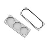 AMONIDA Queuespitzenbehälter, Billard-Queuespitzen-Aufbewahrungsbox Glänzende Oberfläche (3 Löcher)