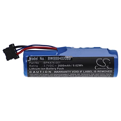 vhbw Batería Compatible con Verifone 3GBWC, V240m Plus escáner códigos de Barra, TPV (2600 mAh, 3,7 V, Li-Ion)