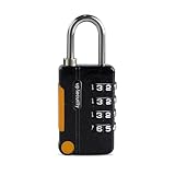 UP Security Gym Locker Lock, Small Combination Lock for Locker, Padlock Combination, Combo Padlock with Code, for Travel Luggage, Suitcase, Bag, Backpack Zipper, Cabinet Hasp, Gun Case, Toolbox, Tent