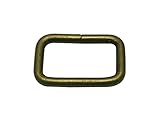 Generic Metal Bronze Rectangle Buckle 1
