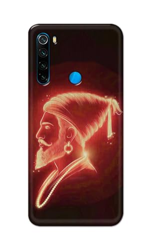Image of PRINTFIDAA Printed Hard Back Cover Case for Mi Redmi Note 8 Back Cover (Chatrapati Shivaji Maharaj) -112