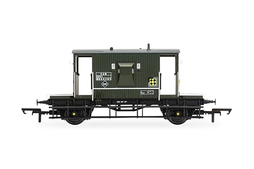 Hornby R60290 BR Brake Van CAR B955167 Freight Wagons, Green - Image 2